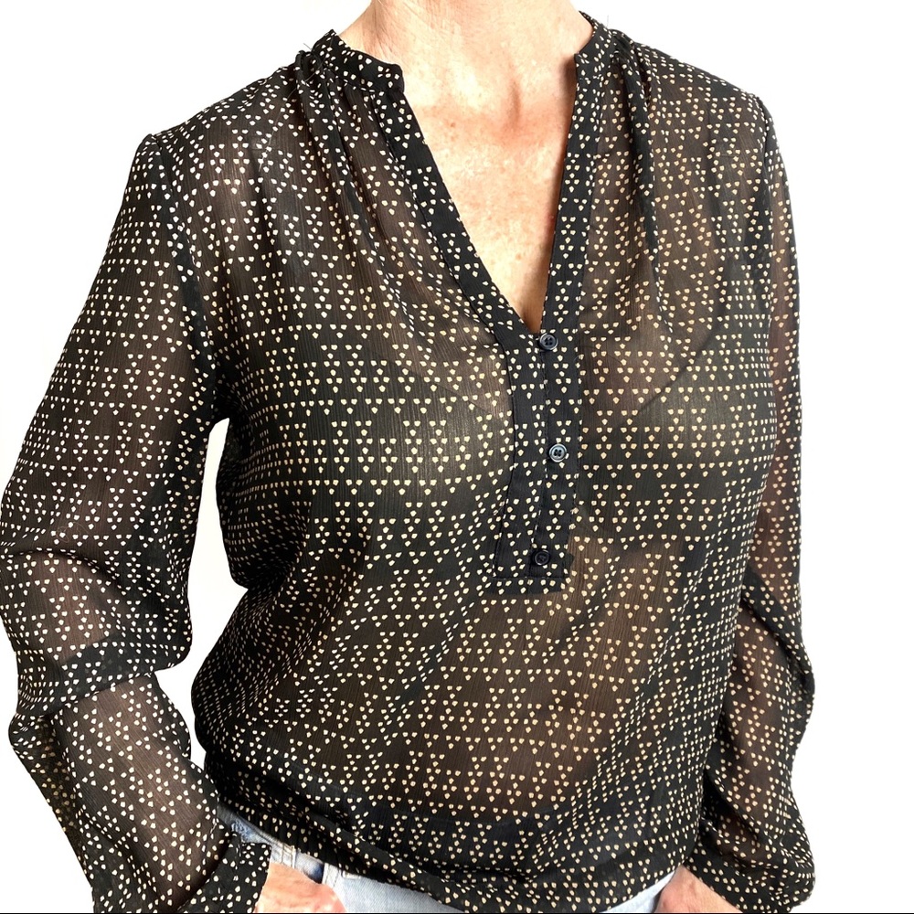 Sheer Printed Top • The Limited Size Large